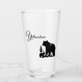 Ours de Pierre-Yellowstone en verre (Devant)