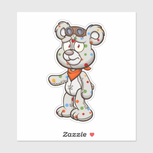 Ours de pitié - Sticker (Feuille)