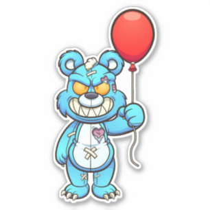 Ours de pitié - Sticker Zombie