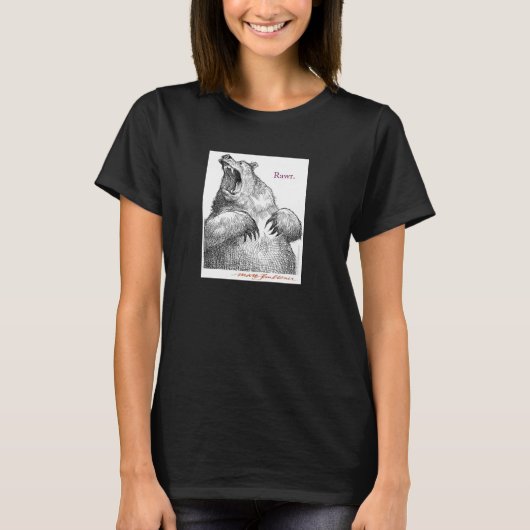 Ours de Rawr ! Le T-shirt des femmes (Devant)
