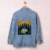 Ours de style amérindien à Woods Denim Veste (Hangar)
