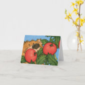 Ours de tomate / Carte de note (Fleur jaune)