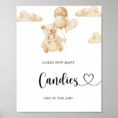 Ours deviner combien de canettes poster (Devant)