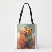 "Ours en amour - Sac mignon et confortable (Devant)