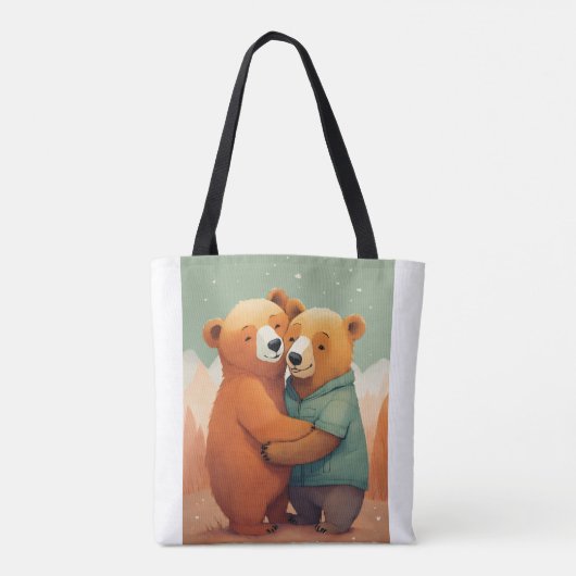 "Ours en amour - Sac mignon et confortable (Dos)