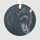 Ours en colère Dents Ours noir Croissance (dos)