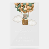 Ours En Conflit, Ballons Verts, Baby shower D'Accu (Recto)