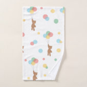 Ours en peluche avec ballons (Serviette à main)