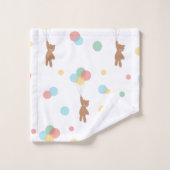 Ours en peluche avec ballons (Gant de toilette)