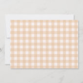 Ours en peluche Brown Anniversaire Invitation Ours (Dos)