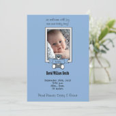 Ours en peluche - Cartes de faire-part de naissanc (Debout devant)