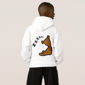 Ours en peluche de Noël amusant Mode de sommeil (Dos entier)