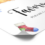 Ours en peluche d'hiver - Poster des Faveurs (Coin)