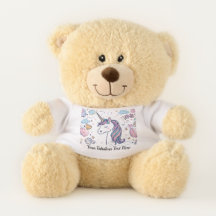 Ours en peluche licorne personnalisé pour les amat