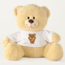 Ours en peluche mangeant des nouilles