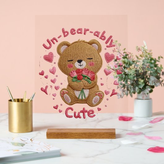 Ours en peluche mignon insupportable (Mariage)