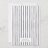 Ours en peluche mignon | Invitation Baby shower (Dos)