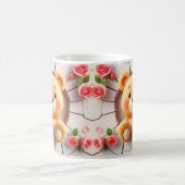 ours en peluche mignon Mug Wrap : 3D Design (Centre)