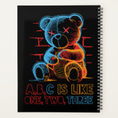 Ours en peluche Neon ABC (Dos)