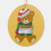 Ours en peluche ornement de Noël (Gauche)