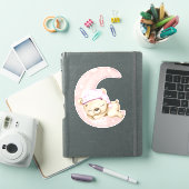 Ours en peluche Ours bébé Ours rose mignon Sticker (Couverture iPad)