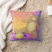 ours en peluche sur oreiller violet (Couverture)