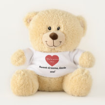 Ours en rêve – Peluche Douce avec Citation Magique