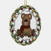 Ours En Teddy Avec Ornement Lumière (Droite)