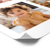 Ours en Teddy rose Anniversaire Photo Jalon Poster (Coin)