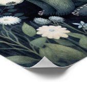 Ours endormi Mystique | Impression du mur d'ours (Coin)