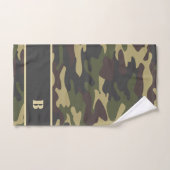 Ours et camouflage (Serviette à main)