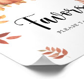 Ours et Citrouille - Affiche des Faveurs (Coin)