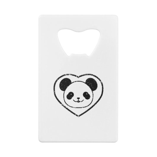 Ours Et Coeur De Panda En Caoutchouc (Dos)