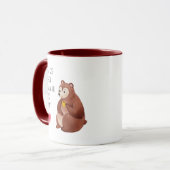 Ours et Fox Yummy Chocolat Chocolat Chaud Mug (Devant gauche)