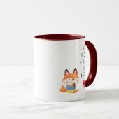Ours et Fox Yummy Chocolat Chocolat Chaud Mug (Devant droit)