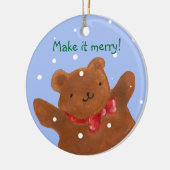 ours et ornement de bébé (Gauche)