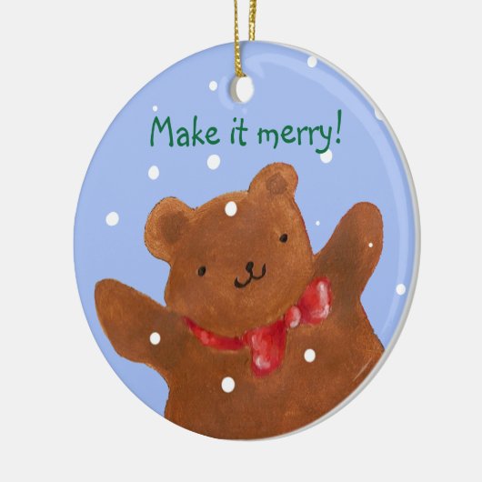 ours et ornement de bébé (Gauche)