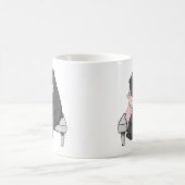 Ours et ours de tasse de lapin et tasse mignons (Centre)