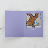 ours et piano, carte de voeux d'anniversaire (Intérieur)