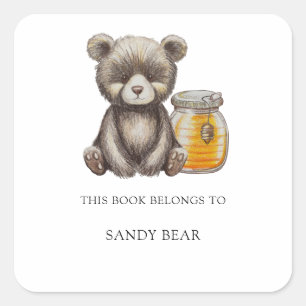 Ours - Étiquette de cadeau pour baby shower