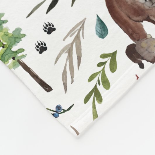 Ours, feuille, et couverture d'arbres (Coin)