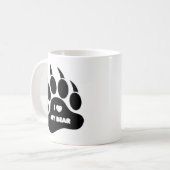 Ours gai / Mug d'oursons J'ai le coeur mon ours da (Devant gauche)