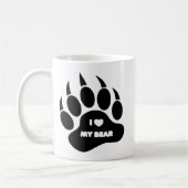 Ours gai / Mug d'oursons J'ai le coeur mon ours da (Gauche)