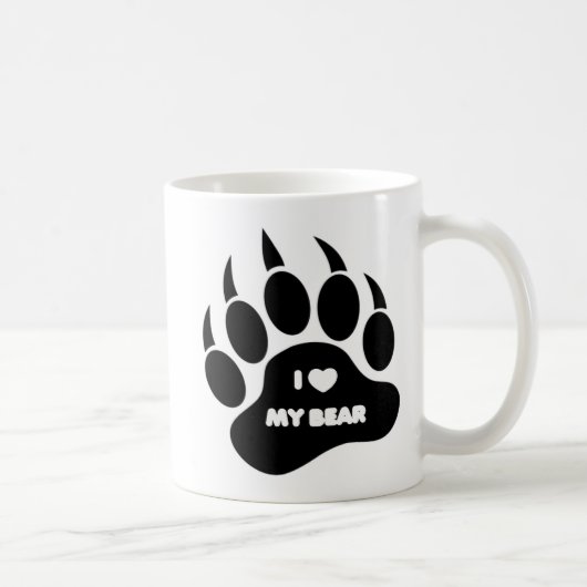Ours gai / Mug d'oursons J'ai le coeur mon ours da (Droite)