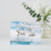 Ours Glacier - Carte postale (Debout devant)