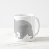 Ours gris gris de l'Alaska de tasse de café (Devant droit)
