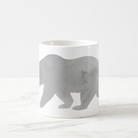 Ours gris gris de l'Alaska de tasse de café (Centre)