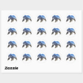 Ours grizzli dans les hautes sierras : Sticker (Feuille)