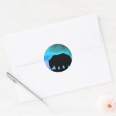 Ours Grizzly Animaux sauvages Stickers Faune (Enveloppe)