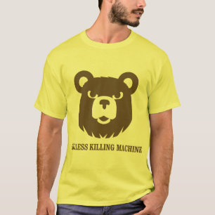 ours machines à tuer sans dieu humour t-shirt drôl